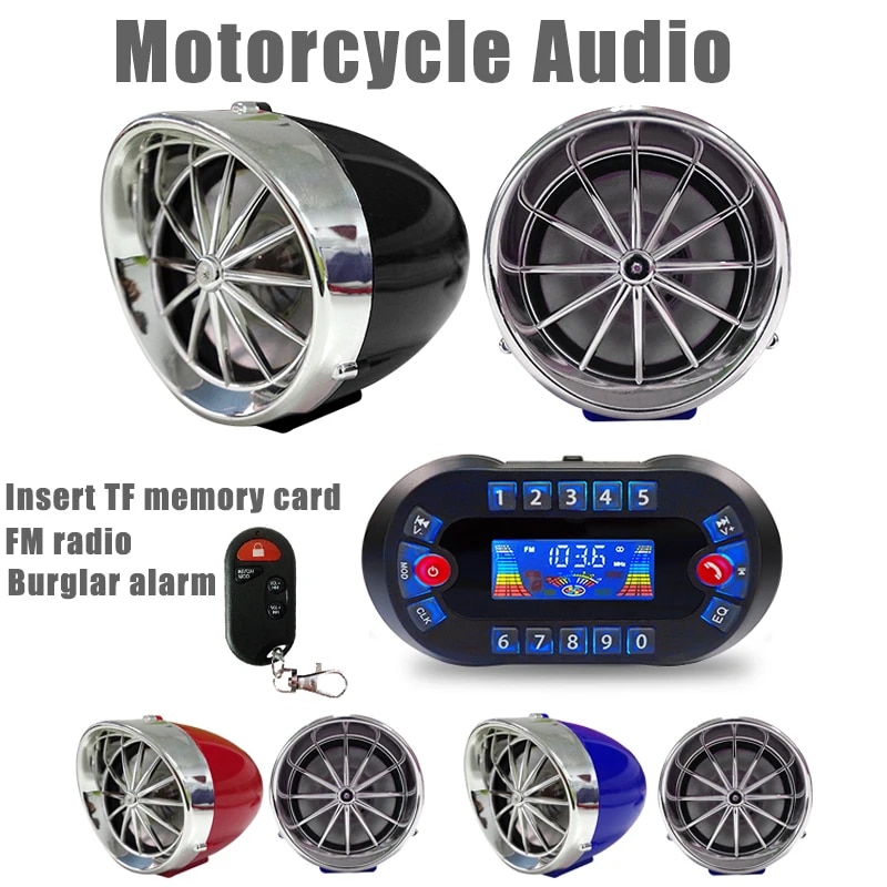 Audio Music Mp3 - MT730 Speaker Bluetooth sepeda motor, Output