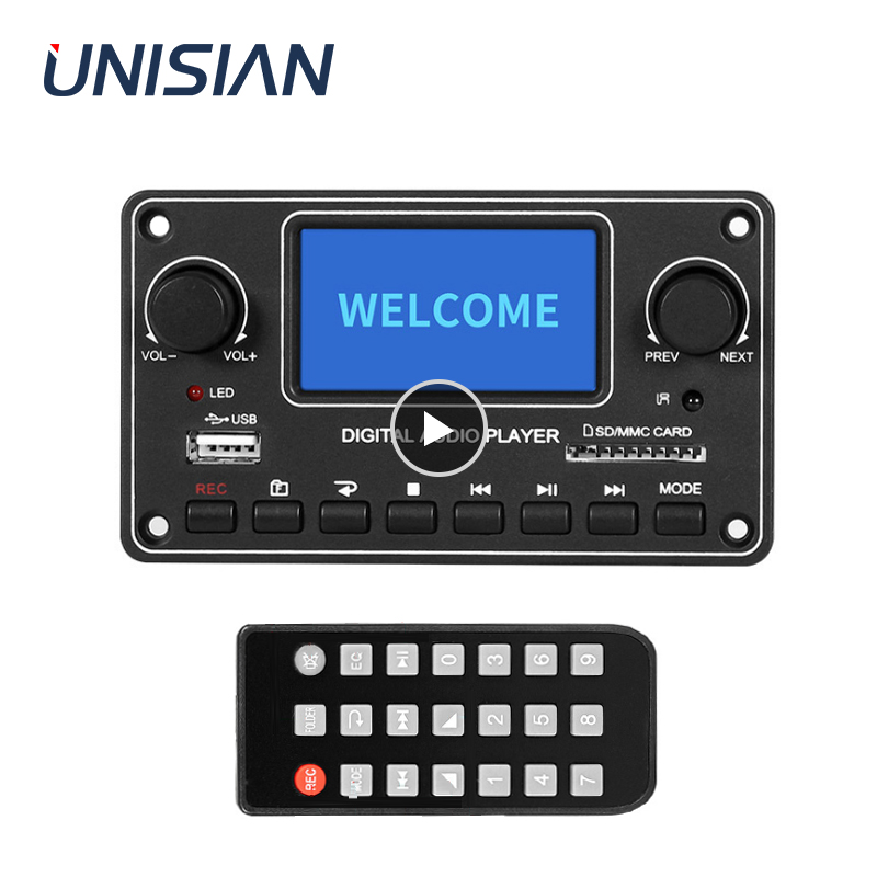 Audio Music Mp3 - Modul Pemutar LCD UNISIAN MP3 Layar