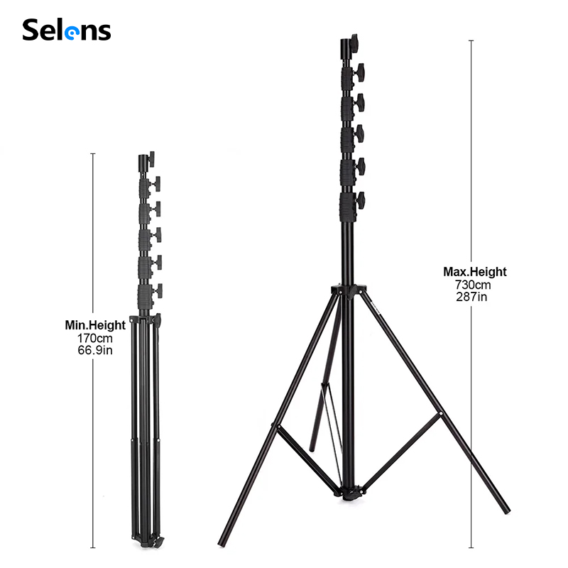 Speaker Stand Tripod - Statif Lampu Selens 7.3m dengan Bantalan