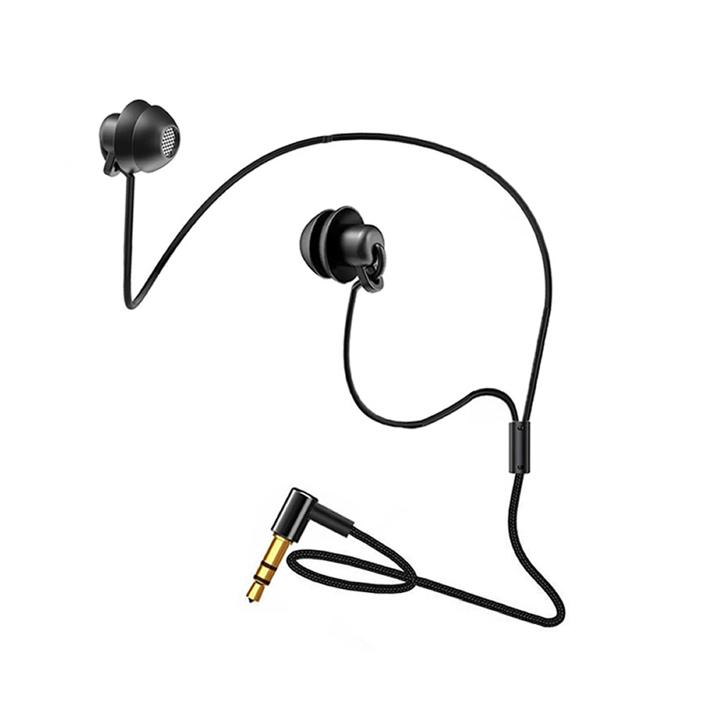 Audio Music Mp3 - Headphone berkabel pendek 3.5mm Earphone silikon