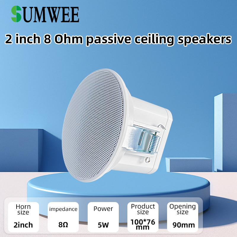 Audio Music Background Free - Speaker Langit-langit Mini 2 Inci 8