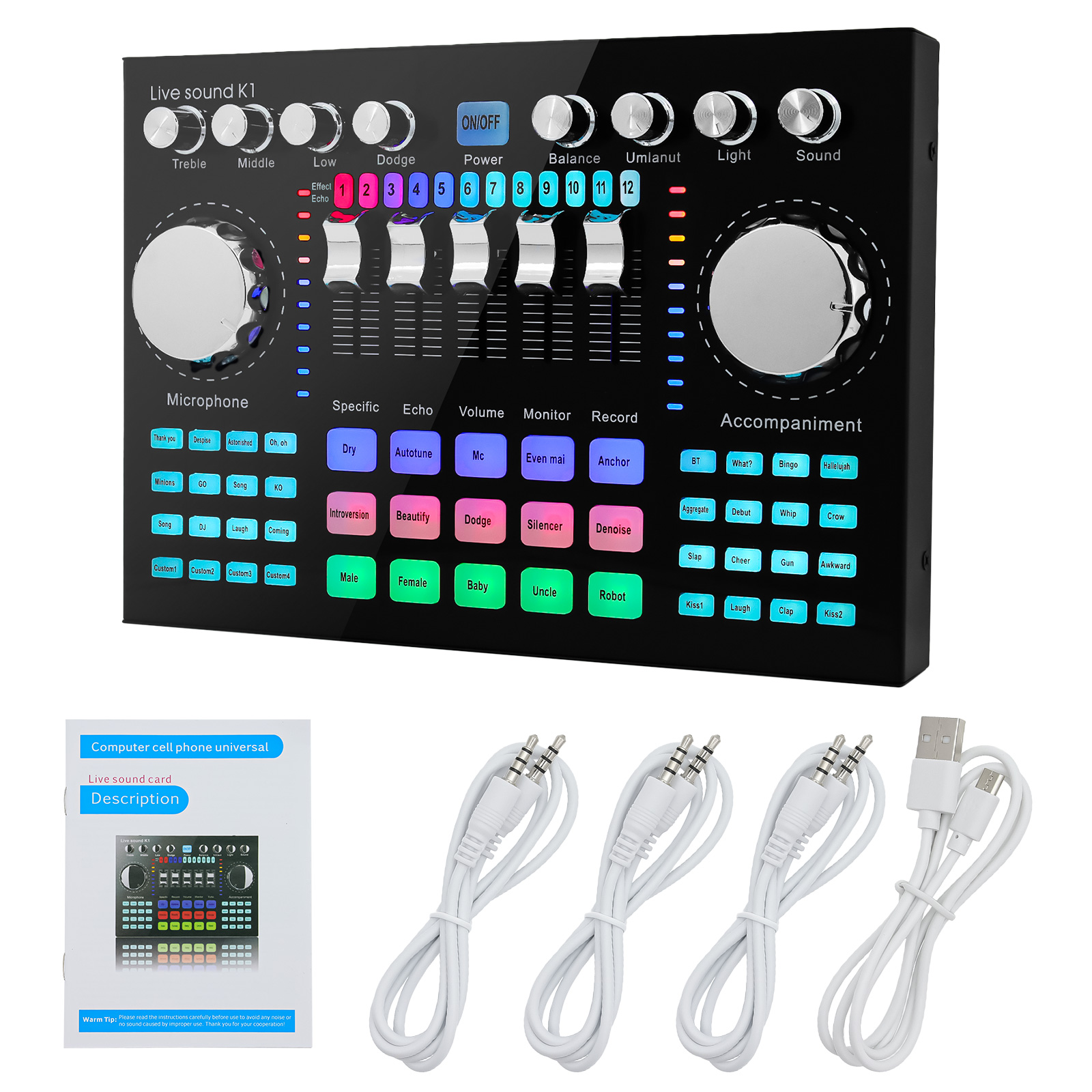 Kartu Suara Langsung Portabel  - Audio And Music Mixer ulasan dan harga