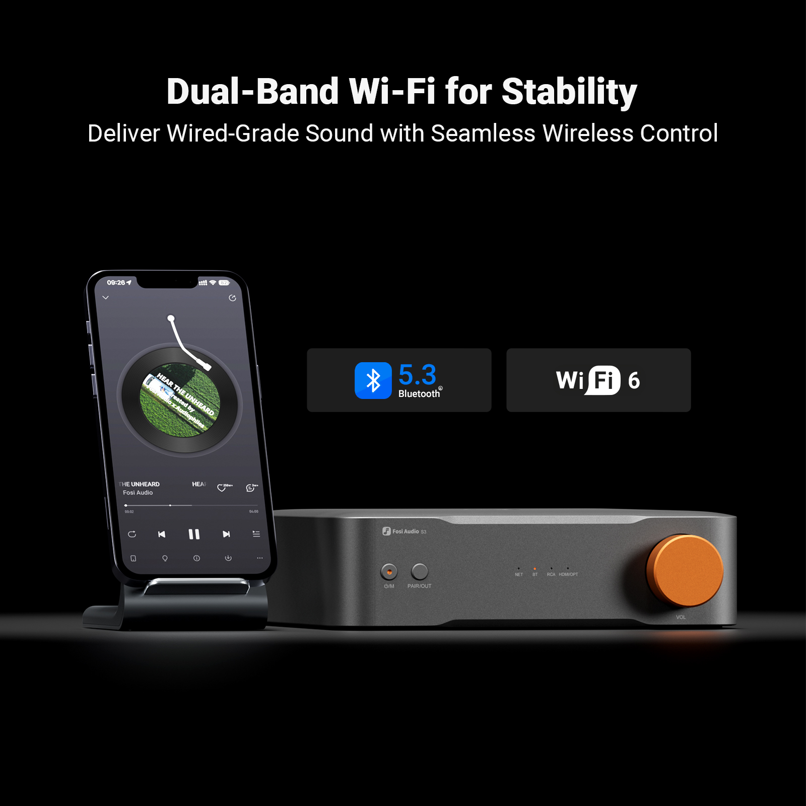 Fosi Audio Hi-Res Music Stream - Audio Music Mp3 ulasan dan harga