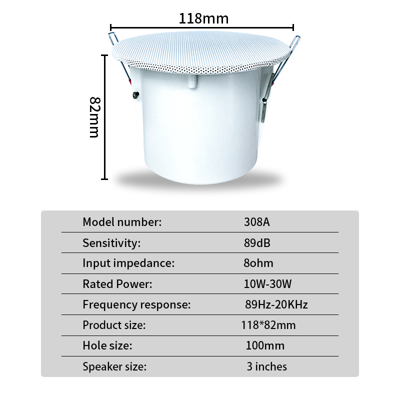 3 inch 8Ohm Speaker suara Surr - Audio Music Background Free ulasan dan harga