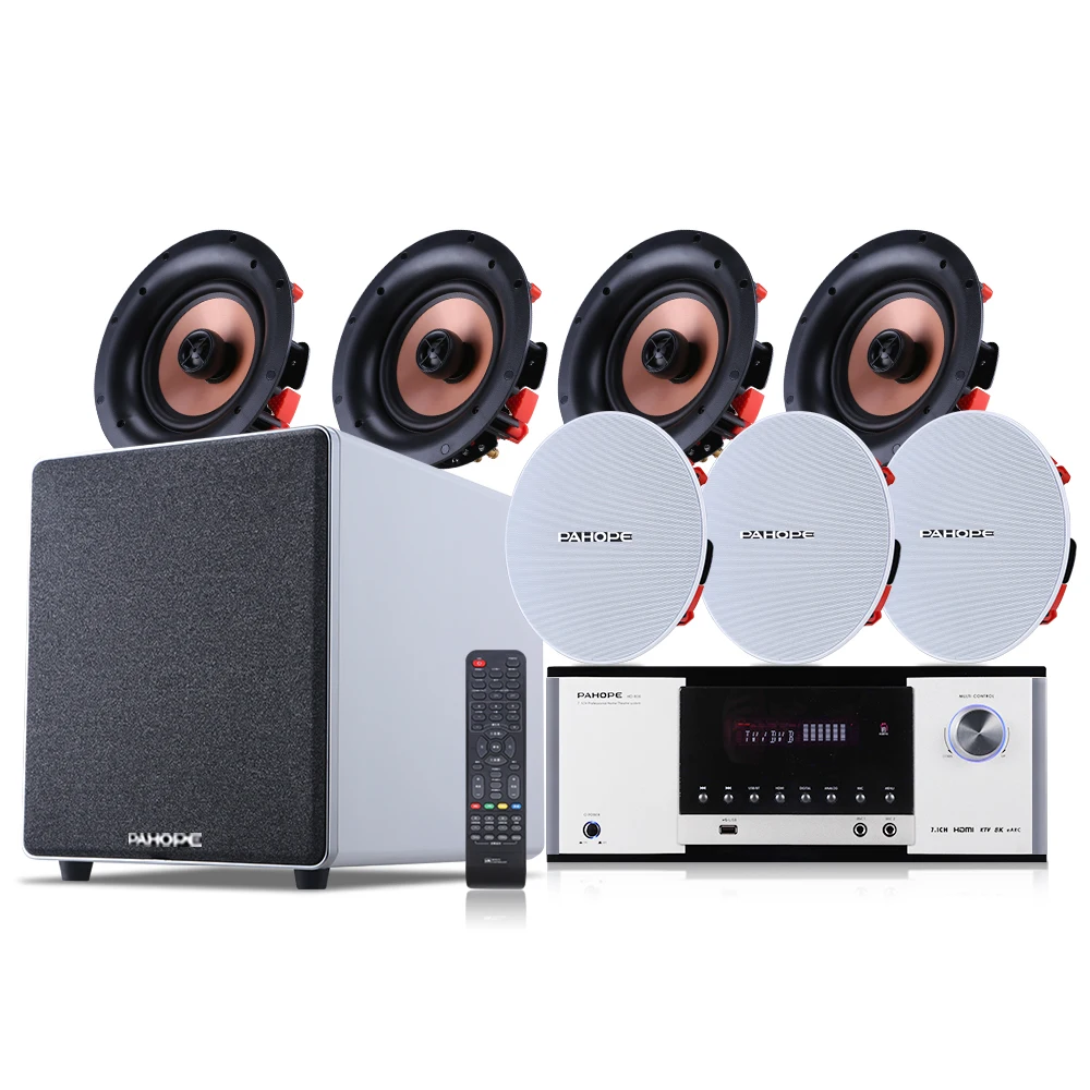 7.1 Set Speaker Plafon Home Th - Audio Music Background Free ulasan dan harga