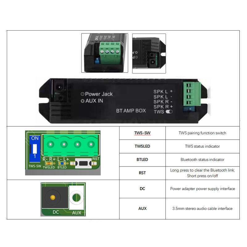 Penguat bluetooth Audio, modul - Audio Music Background Free ulasan dan harga