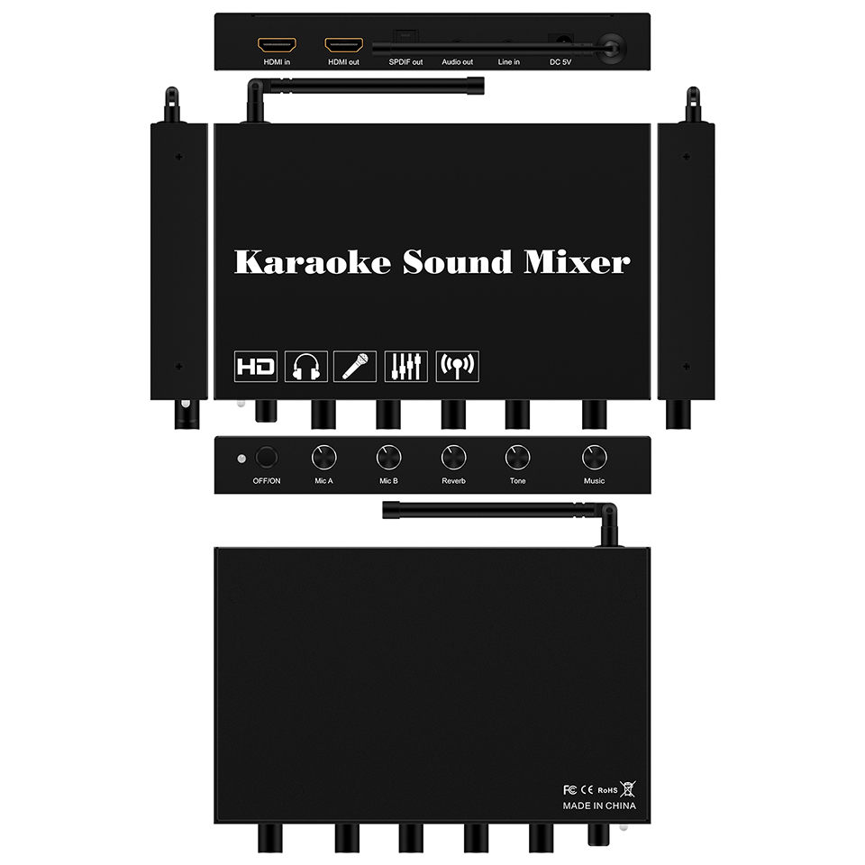 Mixer Audio Pengontrol Mixer A - Audio And Music Mixer ulasan dan harga