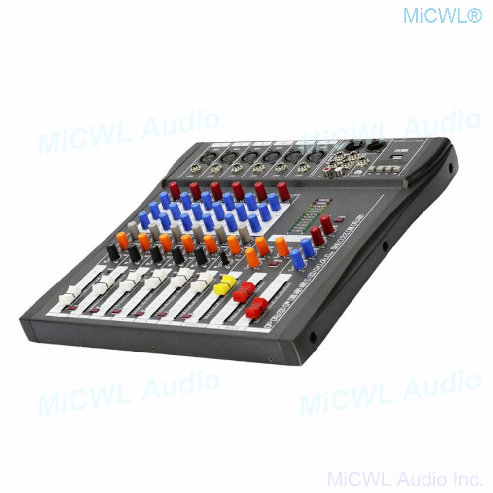 Mixer Audio MiCWL 6 Channel Bl - Audio And Music Mixer ulasan dan harga