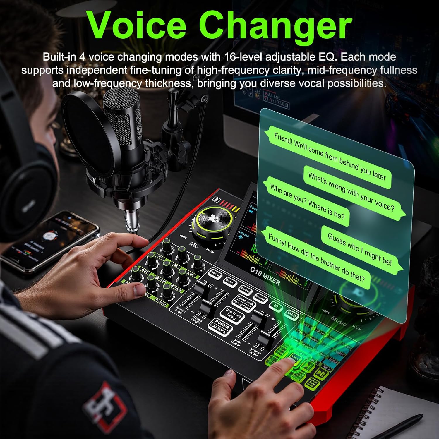 Tenlamp G10 Antarmuka Audio St - Audio And Music Mixer ulasan dan harga