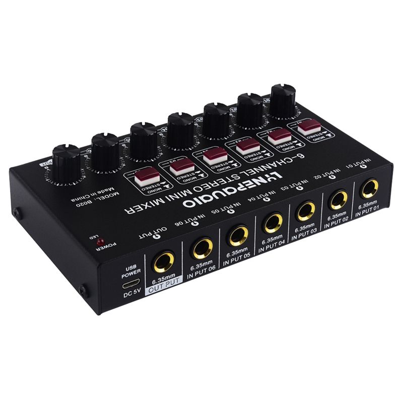 Mixer Audio Stereo 6 Saluran K - Audio And Music Mixer ulasan dan harga