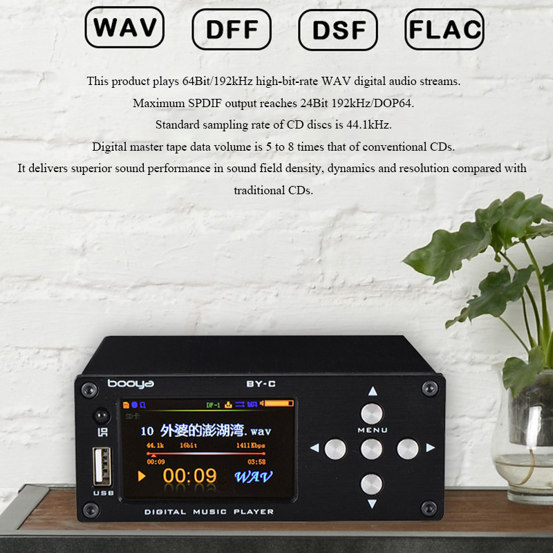 BY-C1 Pemutar Audio Digital Ta - Audio Music Mp3 ulasan dan harga